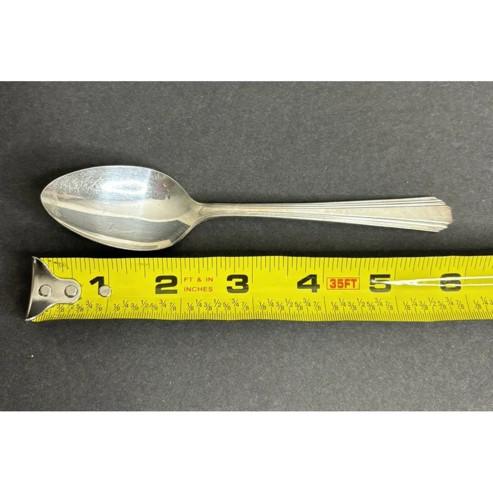 4 National Silver Co Lady Joan Teaspoons 6 1/8